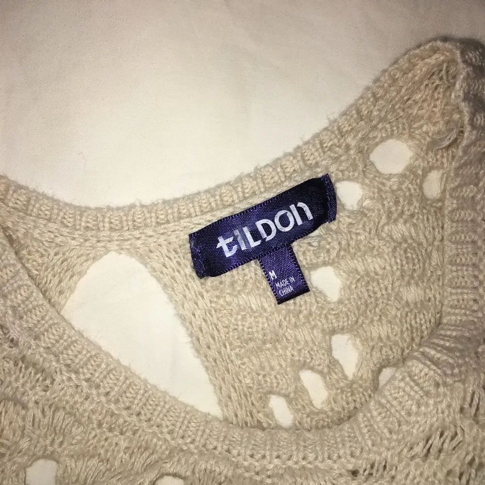 Beige Crochet Tank  - Picture 5 of 5